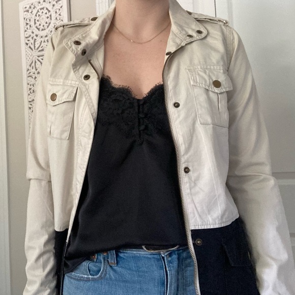 Forever 21 Neutral Colored Cargo Utility Jacket XS - Picture 8 of 8